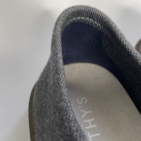 Rothy’s The Monty Merino Wool Mountain Grey Lace Up Men’s Size 11 - Picture 6 of 7